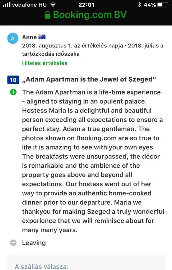 Adam Apartmanhaz Apartment Szeged Luaran gambar
